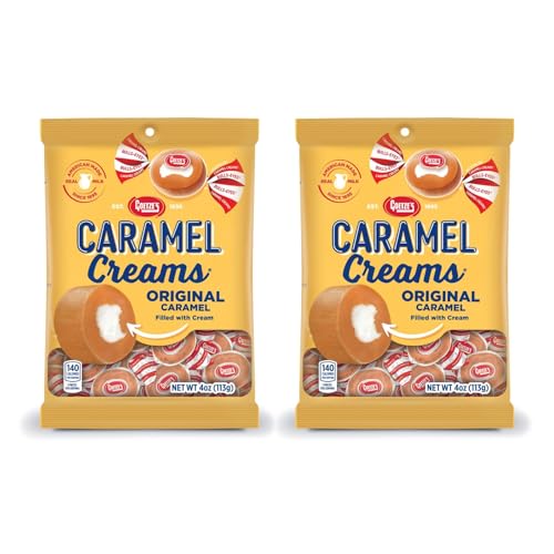 Goetze's Candy Classic Vanilla Caramel Creams, 4 oz Bags 2 Pack