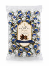 Dark Chocolate Oatmilk Truffles Individually Wrapped Bulk Bag - 1 lb (Approx. 35 pieces)