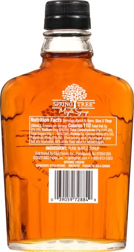 Spring Tree Pure Maple Syrup Bottle, 8.5 Fl Oz