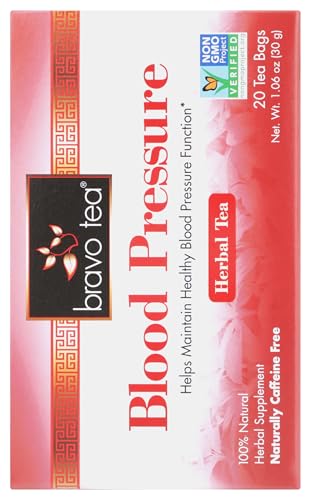 Bravo Tea Blood Pressure Caffeine Free 20 Tea Bags