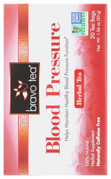 Bravo Tea Blood Pressure Caffeine Free 20 Tea Bags