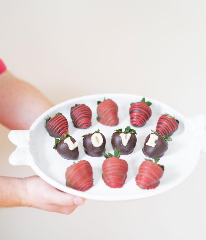 From You Flowers Love Chocolate Covered Strawberries - 12 Belgian Dipped Berries with Edible Love Message for Romance