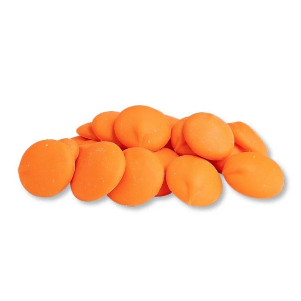 Orange Flavored Candy Melts Wafers for Baking and Decorating Bulk Bag - 5 lb (Approx. 900 pieces)