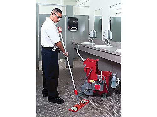 Unger SmartColor Wet Mop Nylon Frame, 16" L, Red, 1-Count