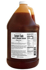 Starport Foods Spicy Orange Sauce - Gluten Free, Vegetarian, 1 gallon, NET WT 9.5 LB, (152 OZ)