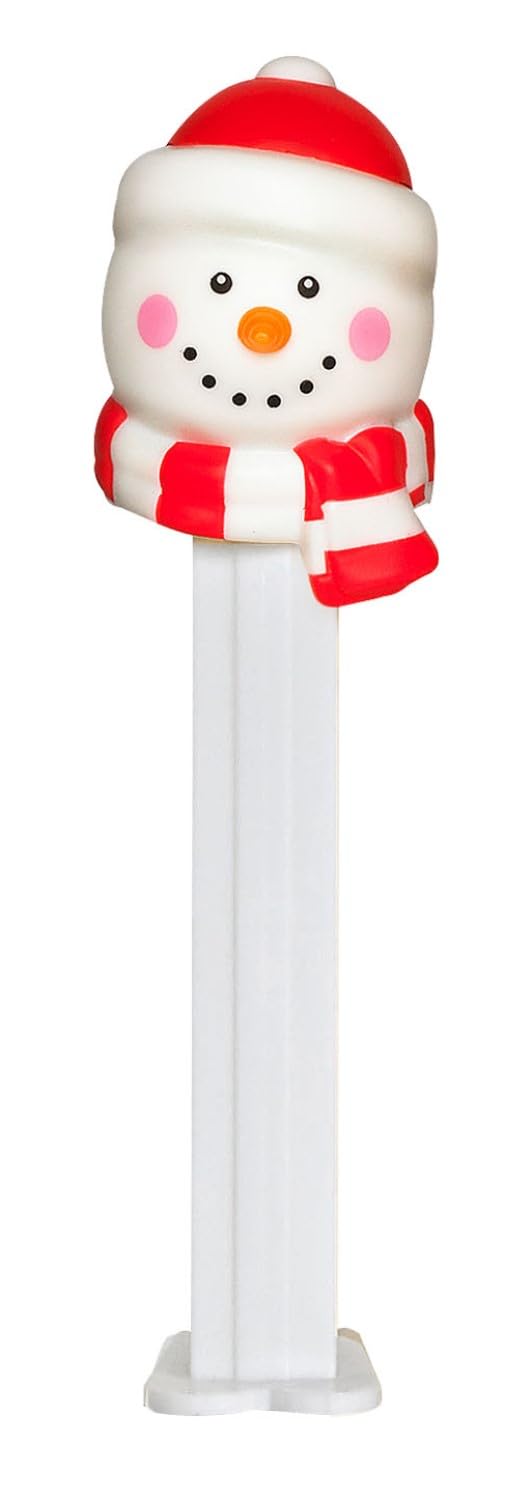 PEZ Christmas Candy Dispensers Set | Santa Claus And SnowMan PEZ Dispensers With Extra Candy | Christmas Party Favors