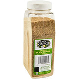 Spice Classics Ground Black Pepper, 18 oz - One 18 Ounce Container of Bulk Ground Black Pepper for Back-of-House Use for Cooking and Grilling