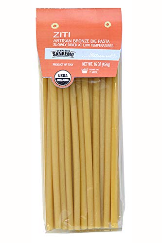 Sanremo Ziti Organic Pasta, Pack of 4