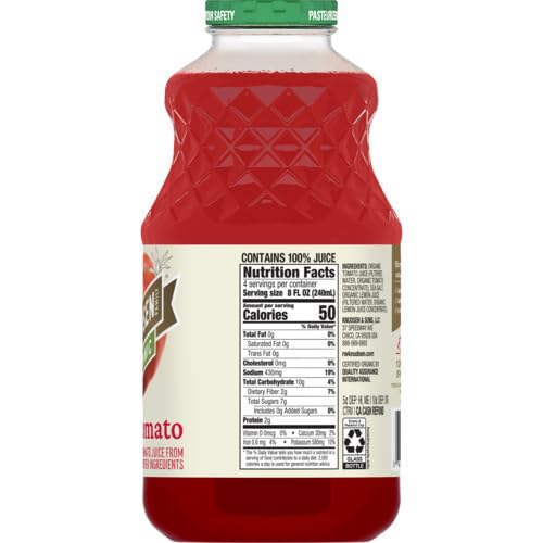 Knudsen Organic Tomato Juice ( 12x32 OZ)