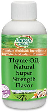 Thyme Oil, Natural Super Strength Flavor (4 oz, ZIN: 528582) - 3 Pack
