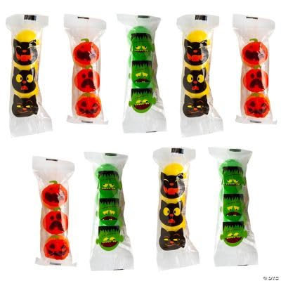 Fun Express Halloween Character Gumball Packs. Bulk 96 Pieces