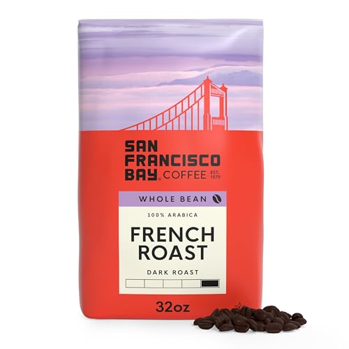 San Francisco Bay Coffee - Dark Roast Whole Bean Coffee - French Roast (2 lb bag)