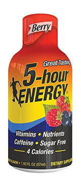 5 Hour Energy Shot, Berry, (Pack of 12)