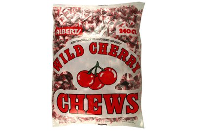Albert's Fruit Chews - Wild Cherry Flavor (240 Candies)