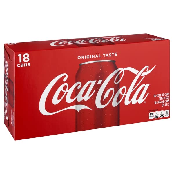 COCA-COLA CAN 12 FL OZ X18