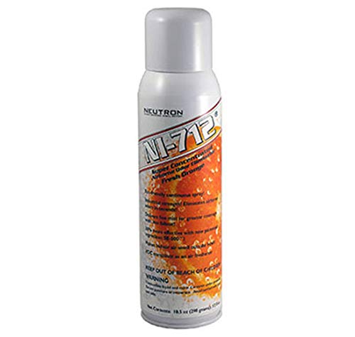 NI-712 Odor Eliminator, Orange Continuous Spray, 2 Cans