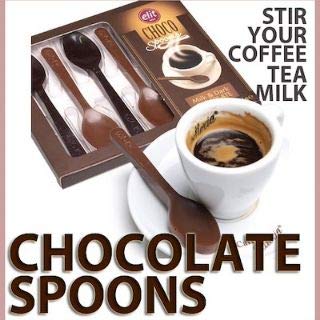 Elit Choco spoons Milk and Dark chocolate (6 spoons) (2 PACKS)