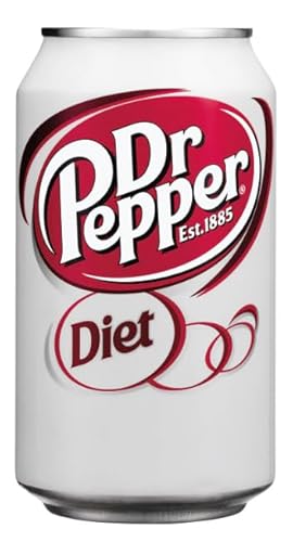 Diet Dr Pepper Soda, 12 fl oz (36 cans)
