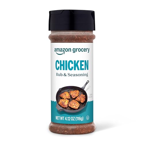 Amazon Grocery, Chicken Rub & Seasoning, 4.12 Oz