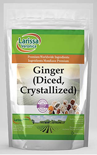 Ginger (Diced, Crystallized) (8 oz, ZIN: 528734) - 2 Pack