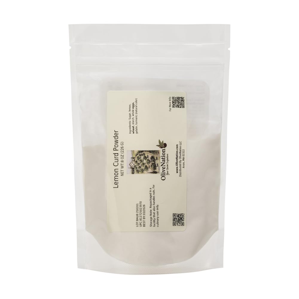 OliveNation Lemon Curd Filling Mix, Powdered Lemon Pie and Dessert Filling with Traditional Flavor, Non-GMO - 16 ounces
