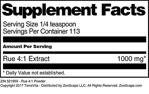 Rue 4:1 Powder (4 oz, ZIN: 521959) - 3 Pack