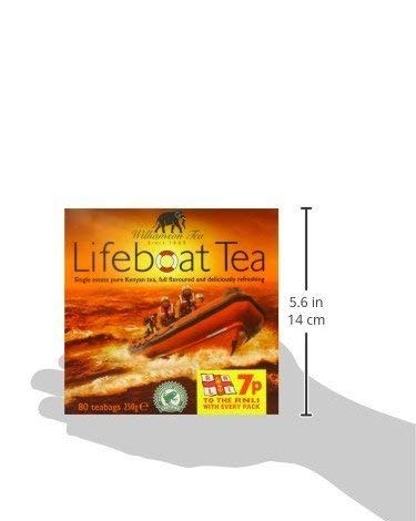 Lifeboat Tea, 80 Count, 8.8 Ounce Boxes (Pack of 12)