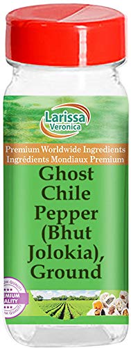 Ghost Chile Pepper (Bhut Jolokia), Ground (4 oz, ZIN: 526768)