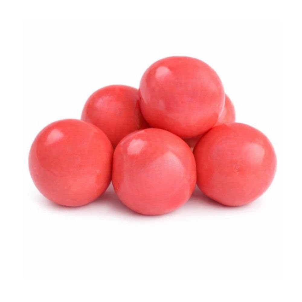 Pink Fruit Flavored Gumballs Bulk Bag - 5 lb (Approx. 300 pieces)