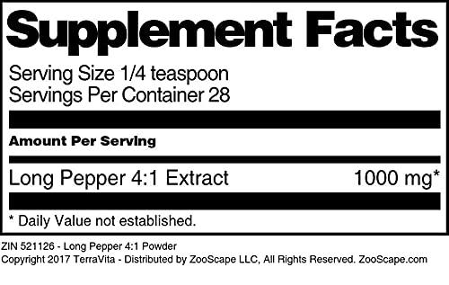 Long Pepper 4:1 Powder (1 oz, ZIN: 521126) - 3 Pack