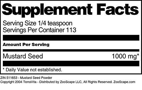 Mustard Seed Powder (4 oz, ZIN: 511653) - 3 Pack