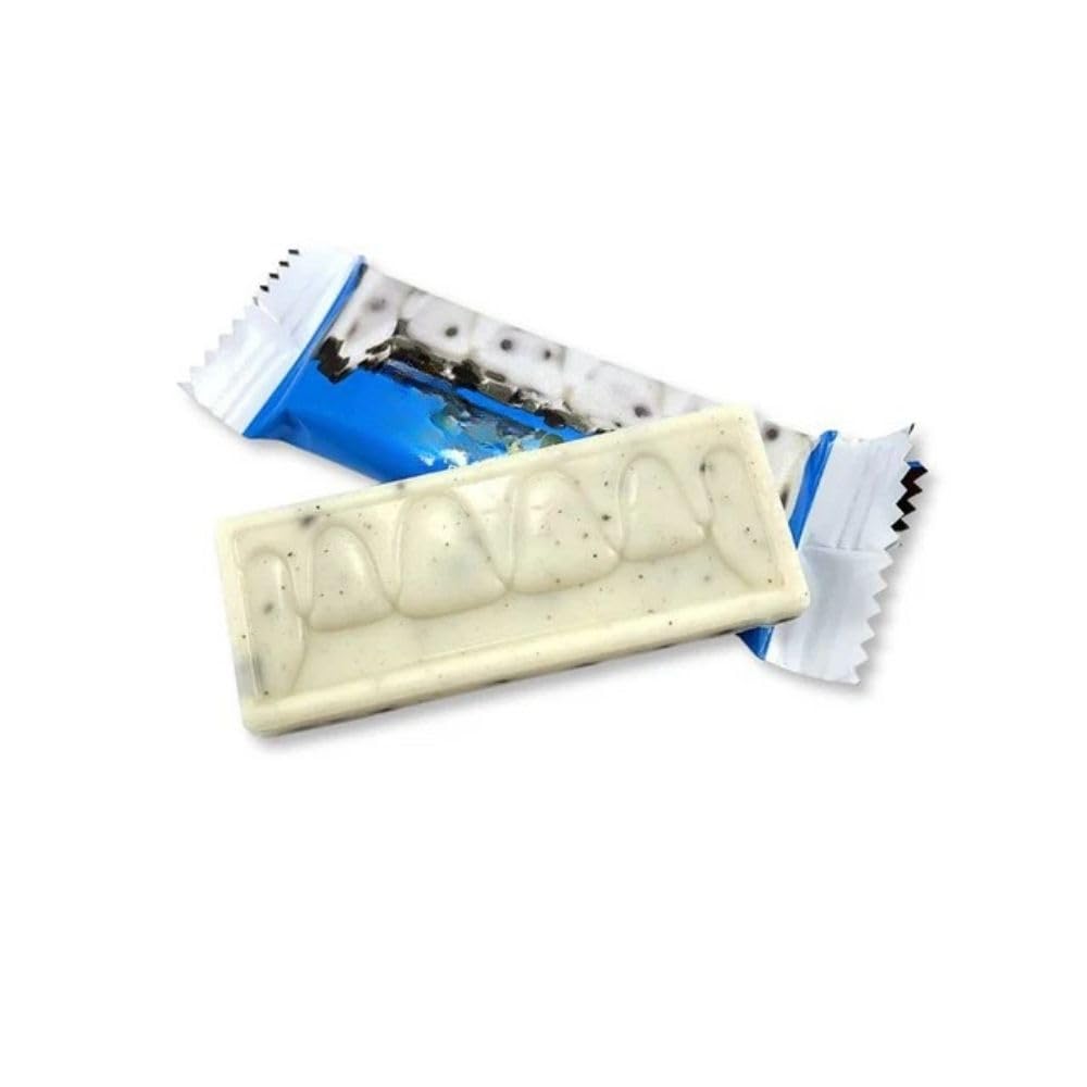 Cookies and Creme Fang Shaped Snack Size Candy Bars Individually Wrapped Bulk Bag - 5 lb (Approx. 150 pieces)