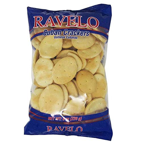 Ravelo Crackers Cuban Galletas Cubanas 8 oz (226 gr) 6 Pack