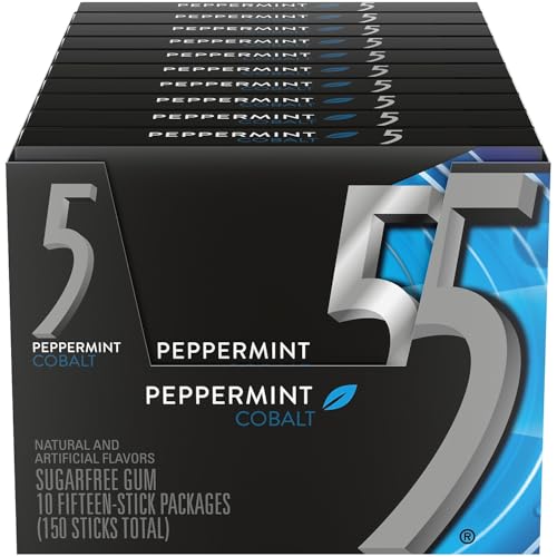 Mars, Inc 21265 Cobalt Gum, Individually wrapped, 10/BX, Peppermint