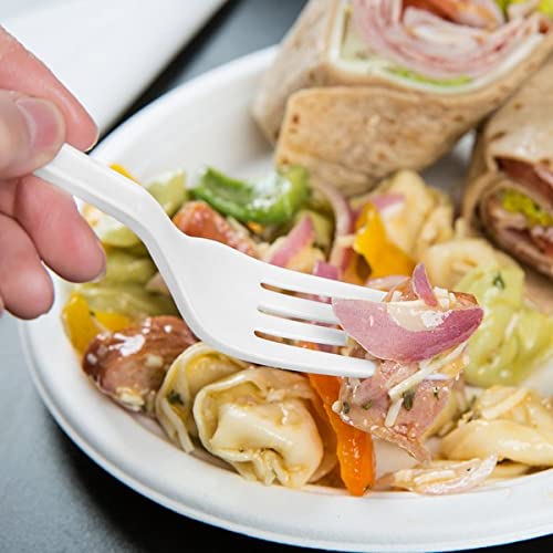 Individually Wrapped Plastic Utensil (100, White Fork)
