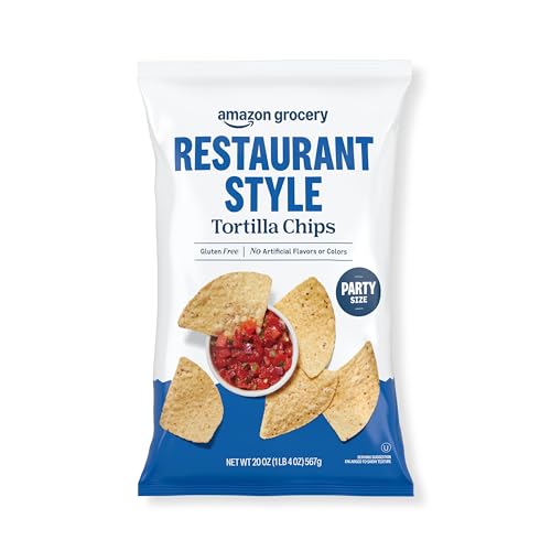 Amazon Grocery, Restaurant Style Tortilla Chips, 20 Oz