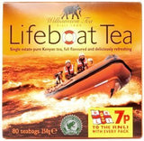 Lifeboat Tea, 80 Count, 8.8 Ounce Boxes (Pack of 12)