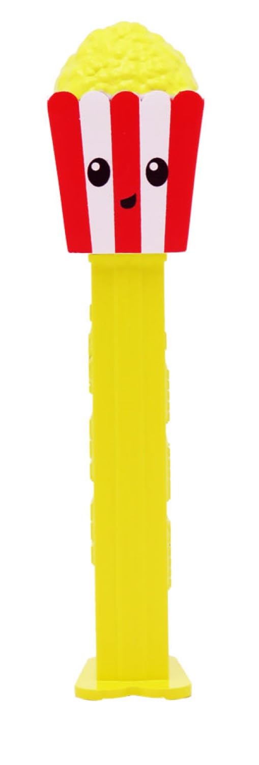 PEZ Popcorn Candy Dispenser - Movie Popcorn PEZ Dispenser with Candy Refills | Party Favor, Grab Bags