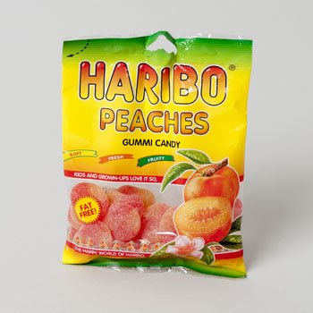 HARIBO PEACHES 4 oz (Pack of 12)