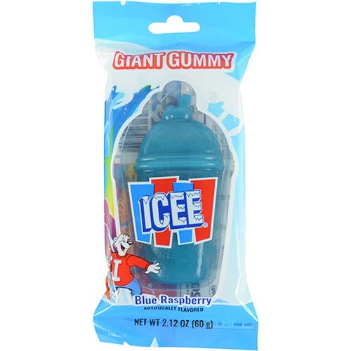 Koko's Icee Giant 2.1 oz. Gummy Candy, 12 Count Display Box