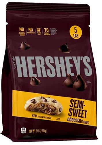 Hershey's Semi-Sweet Chocolate Baking Chips 5LB bag
