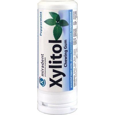 Miradent Xylitol Chew Gum Pepprmnt 30 Ct96