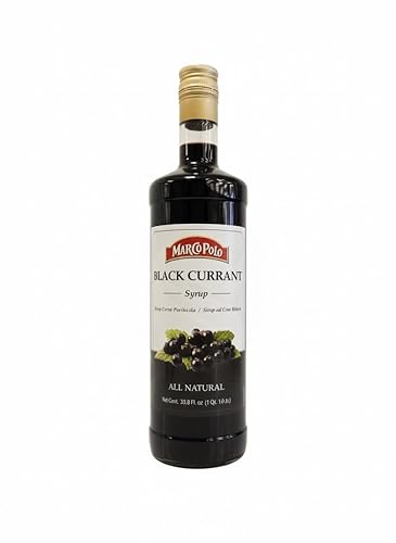 Marco Polo Black Currant Syrup 33.8floz