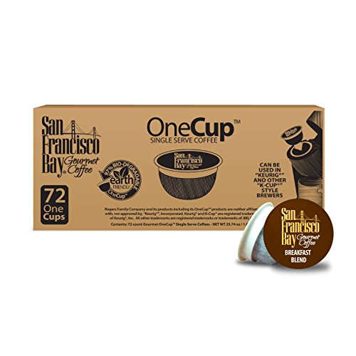 San Francisco Bay Coffee, Breakfast Blend, 72 Count