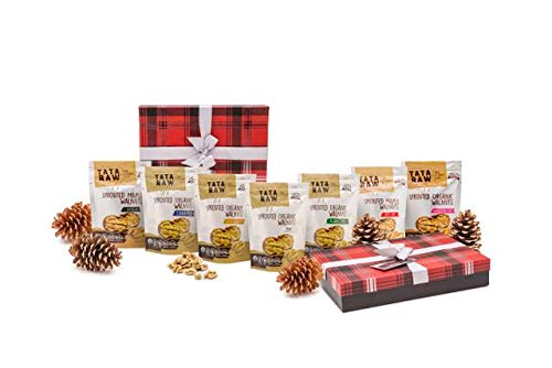 TATA RAW - Organic Sprouted Maple Walnuts Variety (Pack of 6)