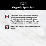 Watkins Gourmet Organic Spice Jar, Seasonings With Salt, 4.2 Oz