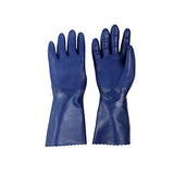 Spontex Neoprene Gloves Blue Neoprene Coating, Cotton Knit Lining Small Boxed6
