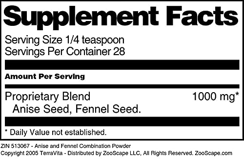 Anise and Fennel Combination Powder (1 oz, ZIN: 513067) - 3 Pack