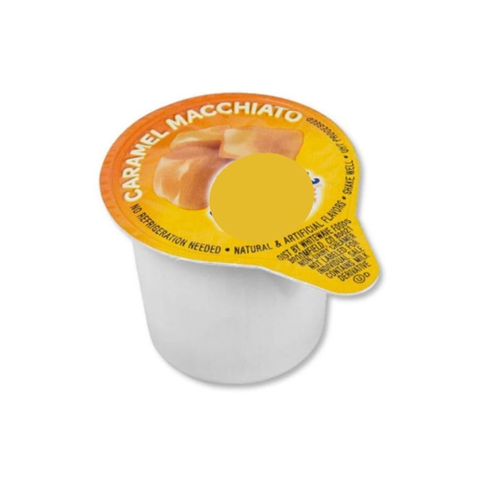 Caramel Macchiato Coffee Creamers Single Serve Cups Non Dairy - 96 Count (Approx. 96 pieces)