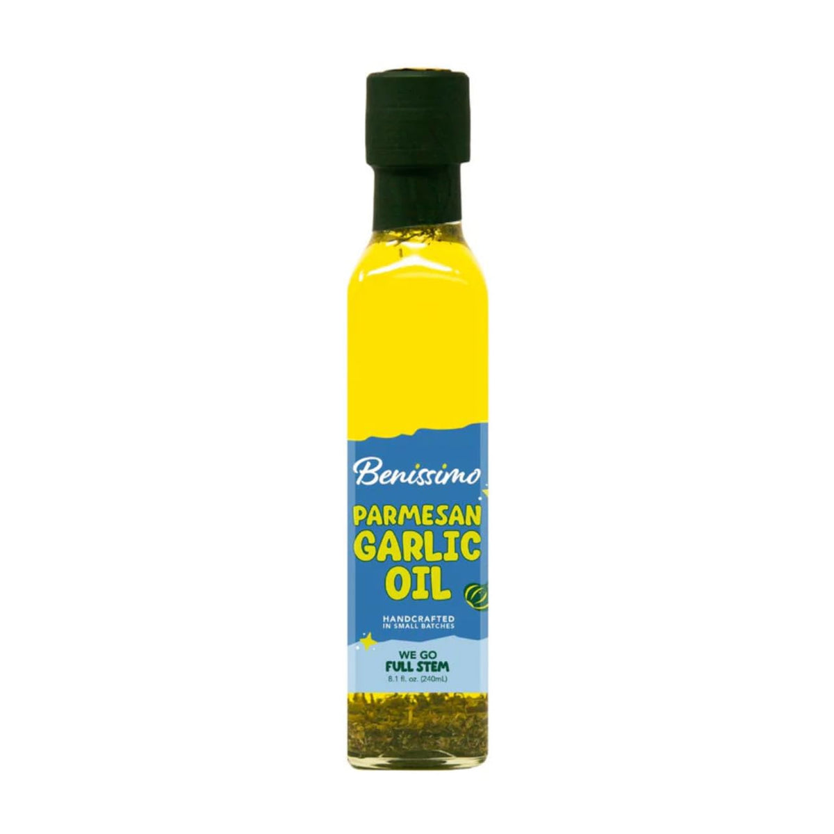Benissimo Parmesan Garlic Herb Infused Oil, All Natural Gourmet Cooking Oil with Chef-Inspired Herbs, Ideal for Dipping, Marinades, Sautéing